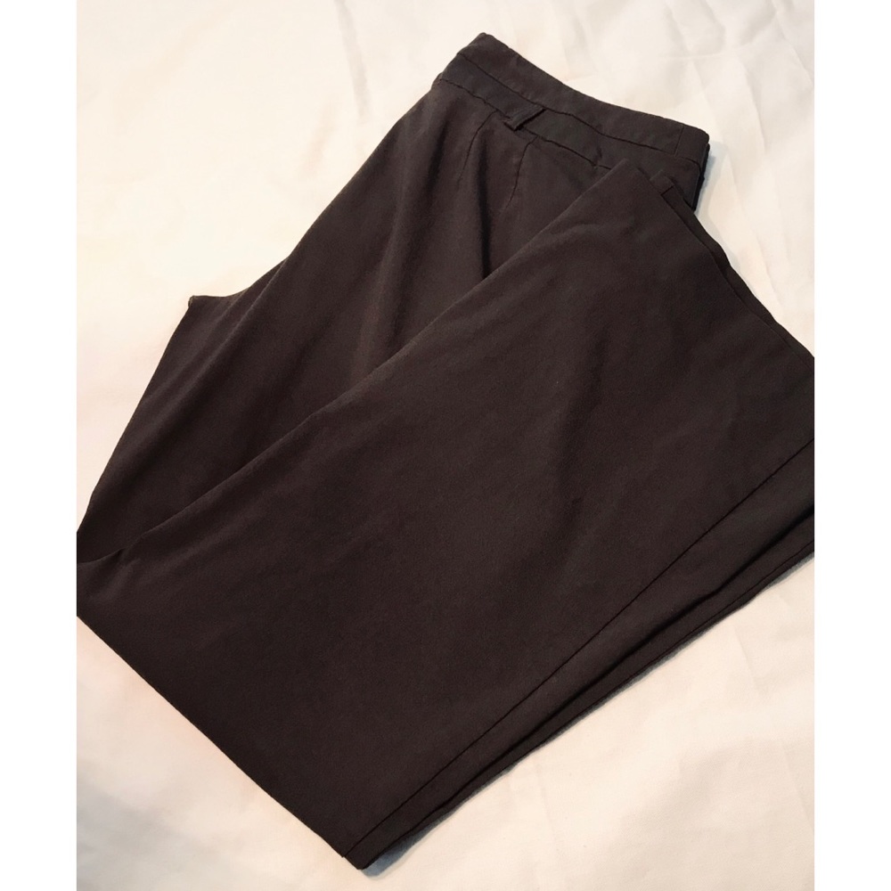 Lane Bryant chocolate brown bootcut dress pants